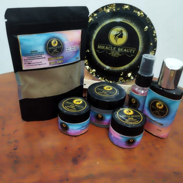 Braidal emergency luxury white face Face package